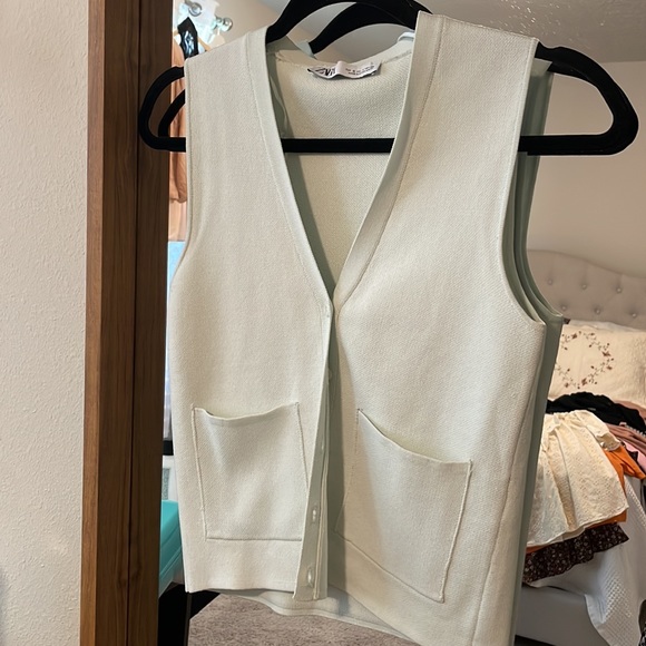 Zara button-up knit vest - Picture 4 of 4